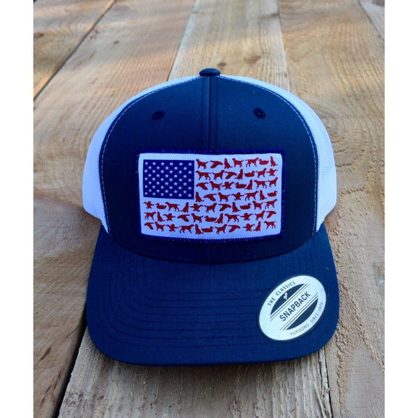 American Flag Patch hat