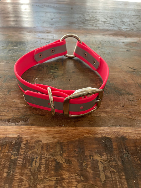 Center Ring Reflective Dog Collar